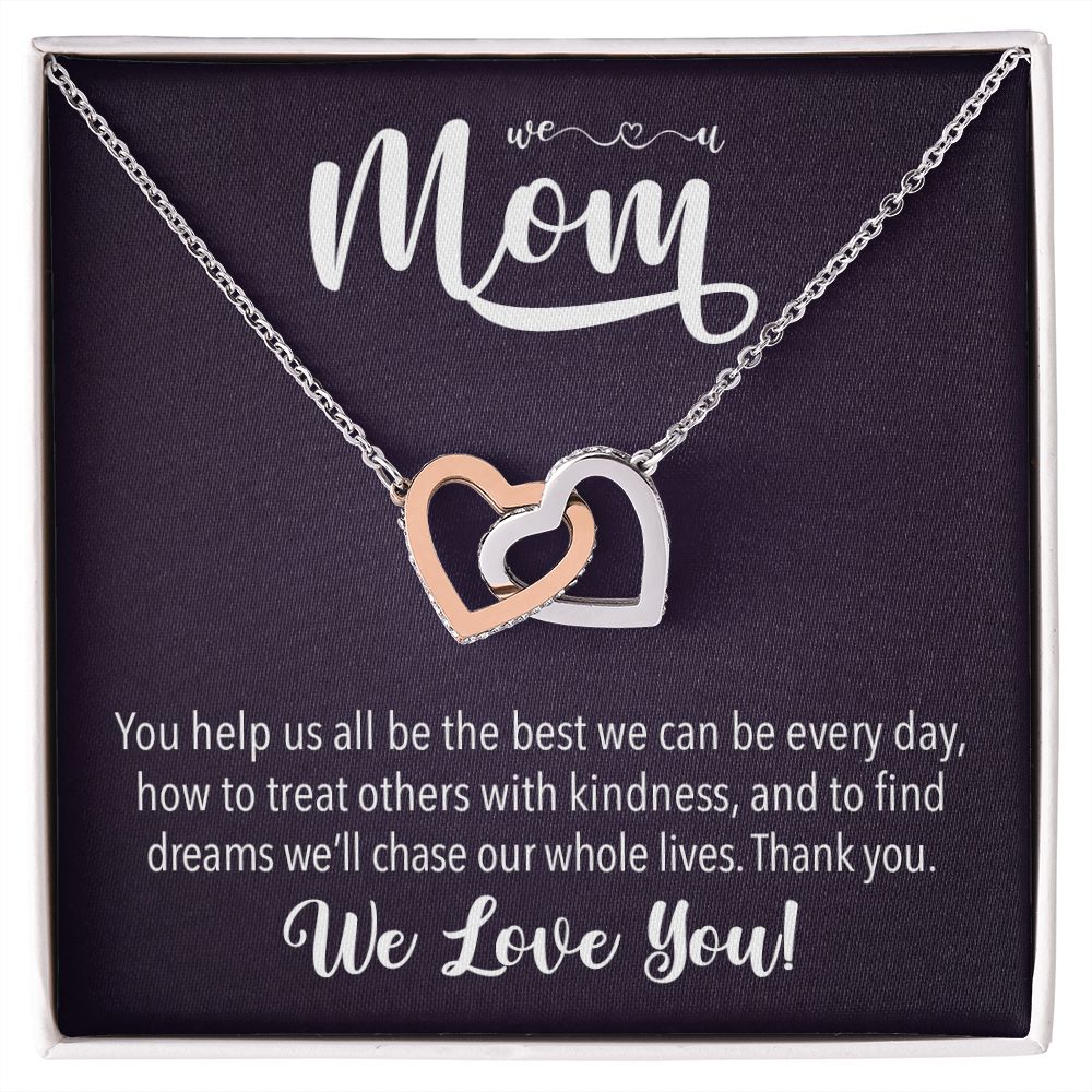 Ever us heart necklace top