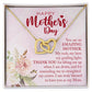 Happy Mother's Day Interlocking Hearts Necklace | Gift for your Mom | Available in Stainless Steel and Rose Gold Finish or 18k Gold Finish