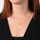 Custom Name Necklace for our Daughter (FROM TWO PARENTS) on Valentine's Day - Available in Stainless Steel or Yellow Gold finished
