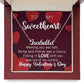 Custom Name Necklace for your Sweetheart on Valentine's Day - Available in Stainless Steel or Yellow Gold finished